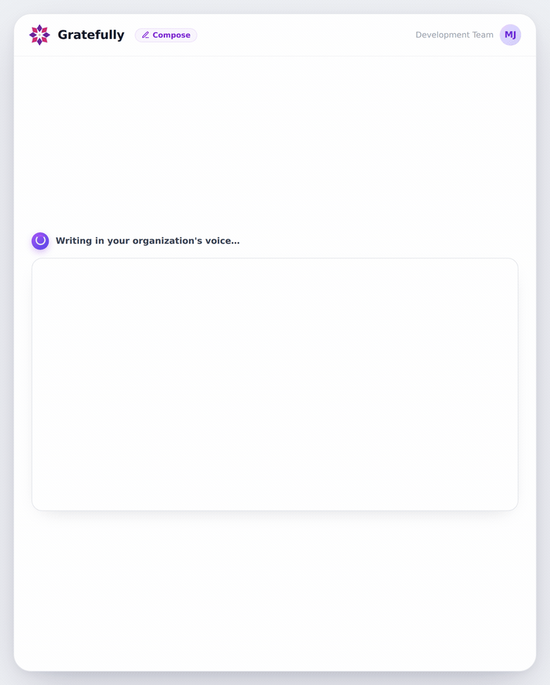 Gratefully AI ad