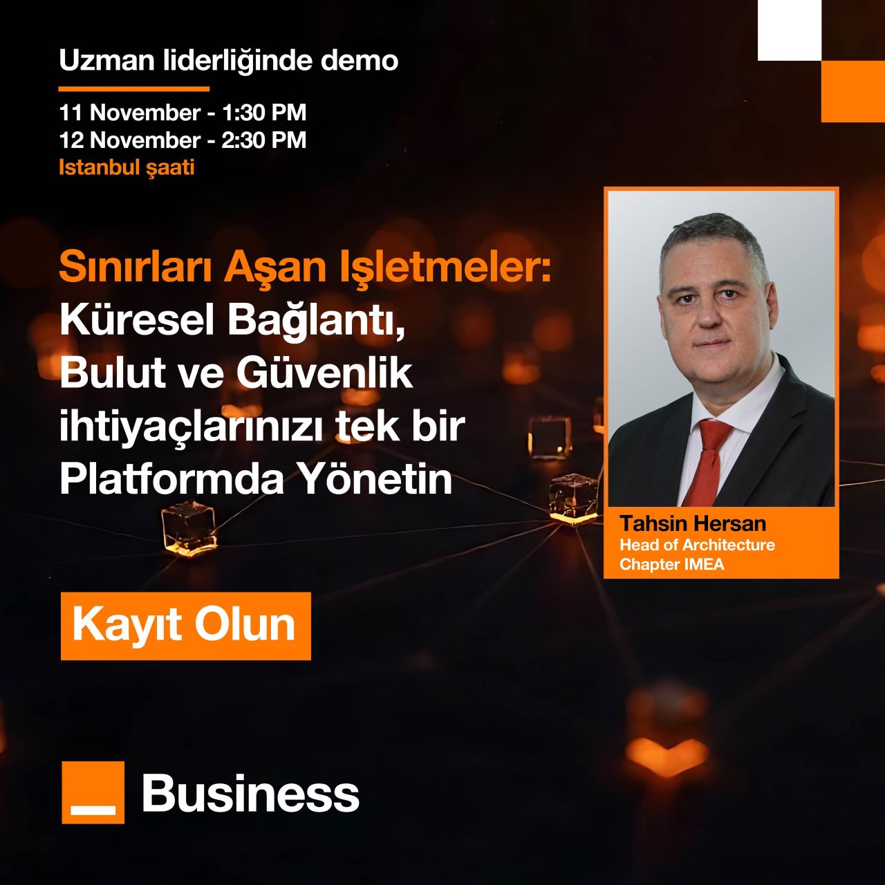 Orange Business ad