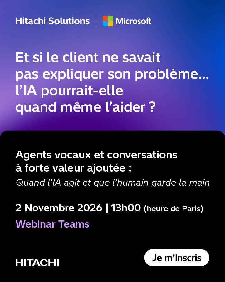 Hitachi Solutions France ad