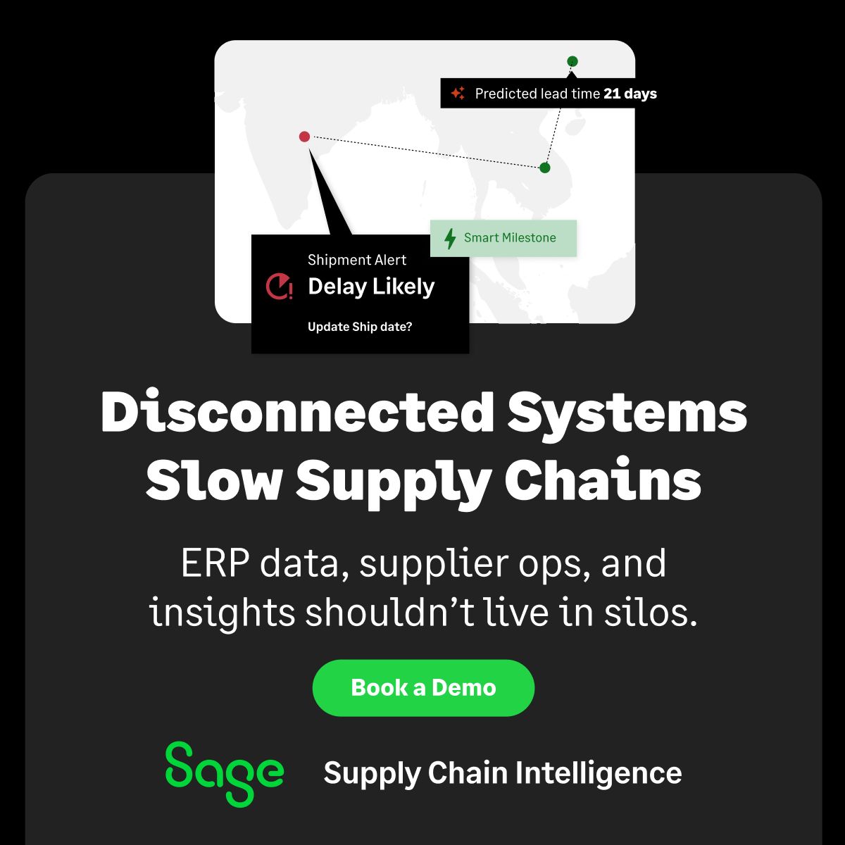Sage Supply Chain Intelligence ad