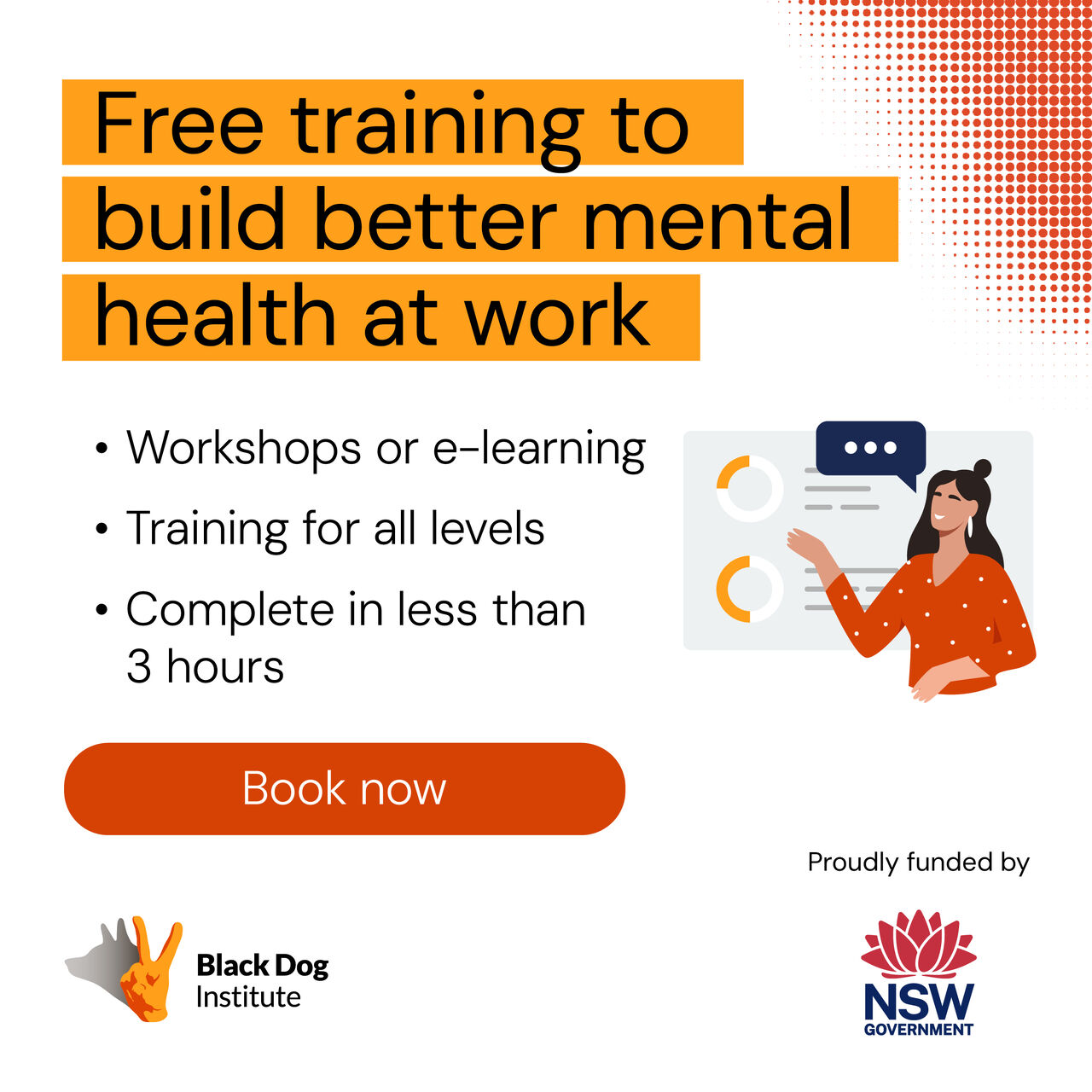 Black Dog Institute ad