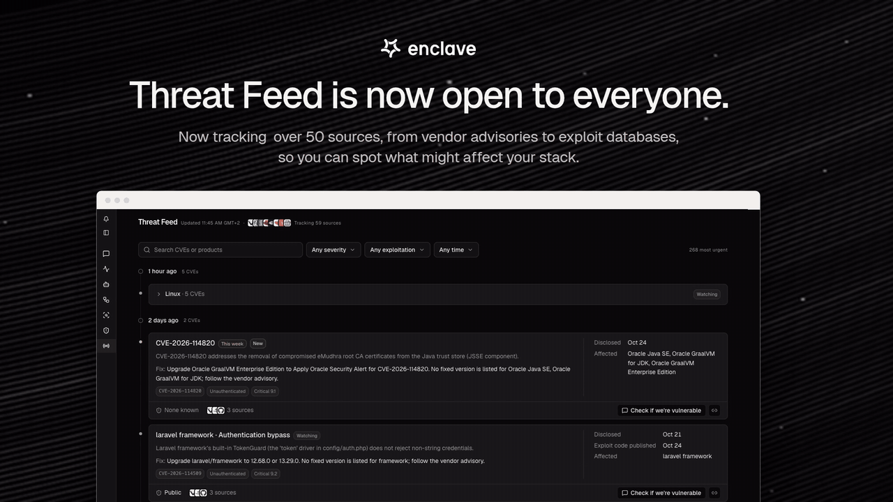 Enclave ad