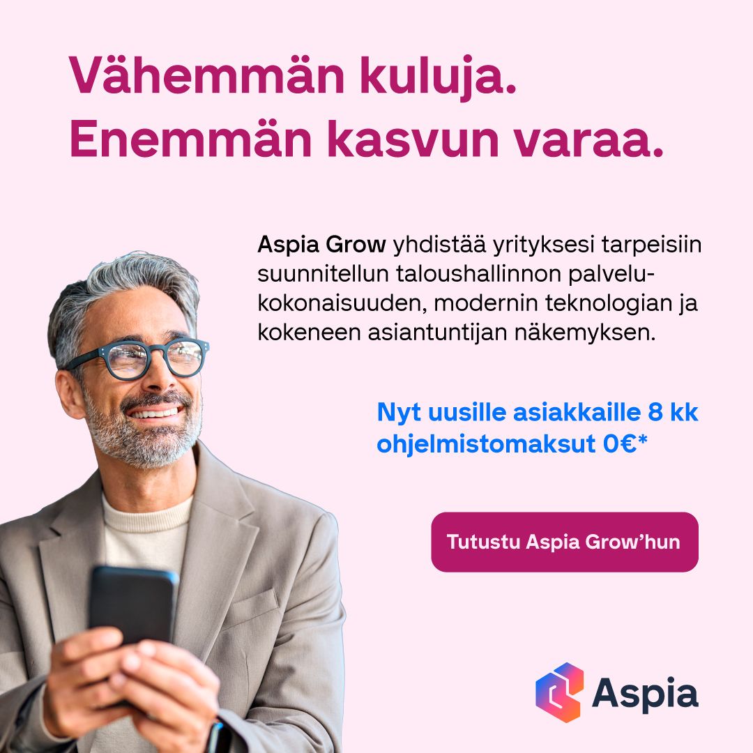 Aspia Suomi ad