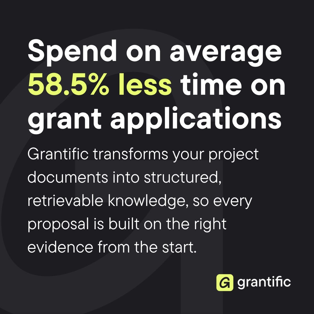 Grantific ad