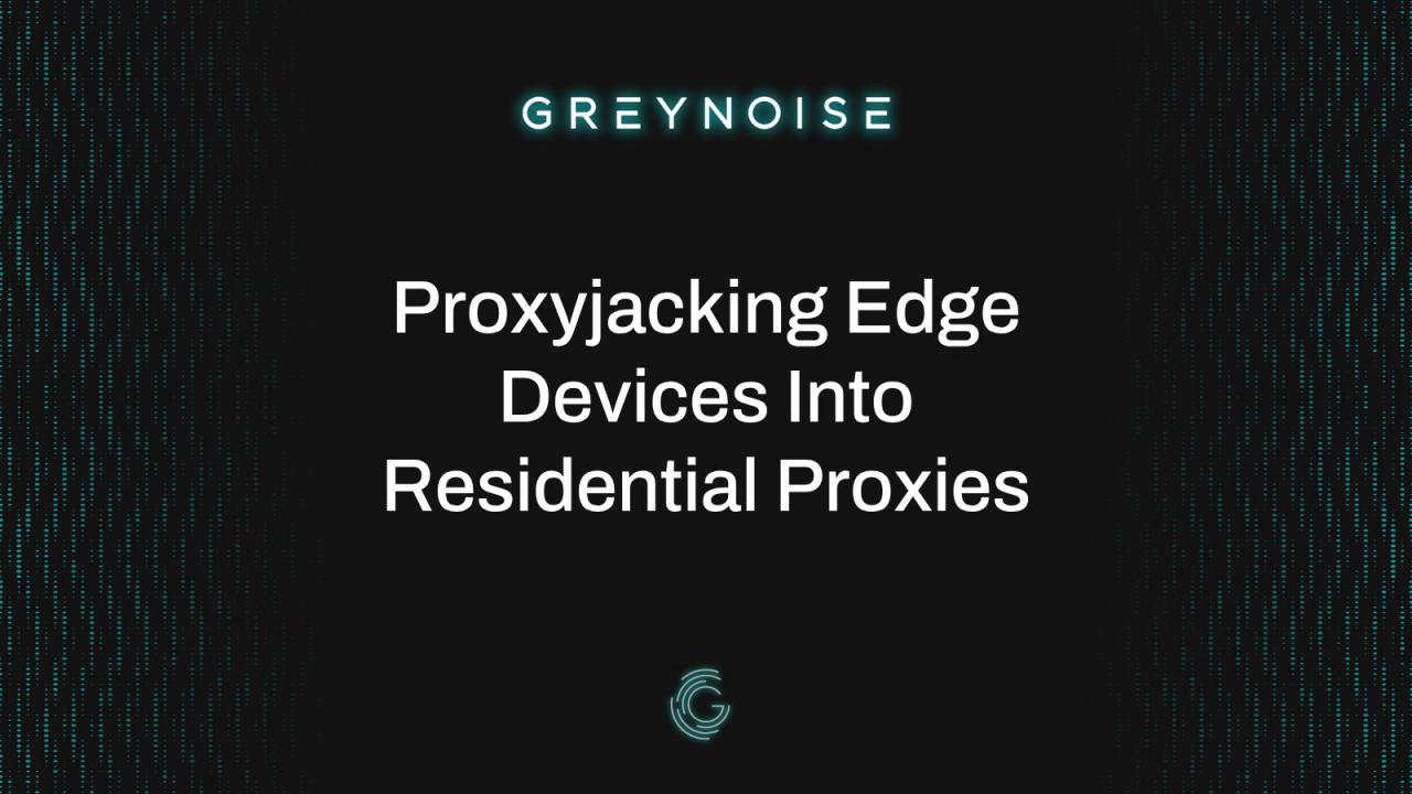 GreyNoise Intelligence ad