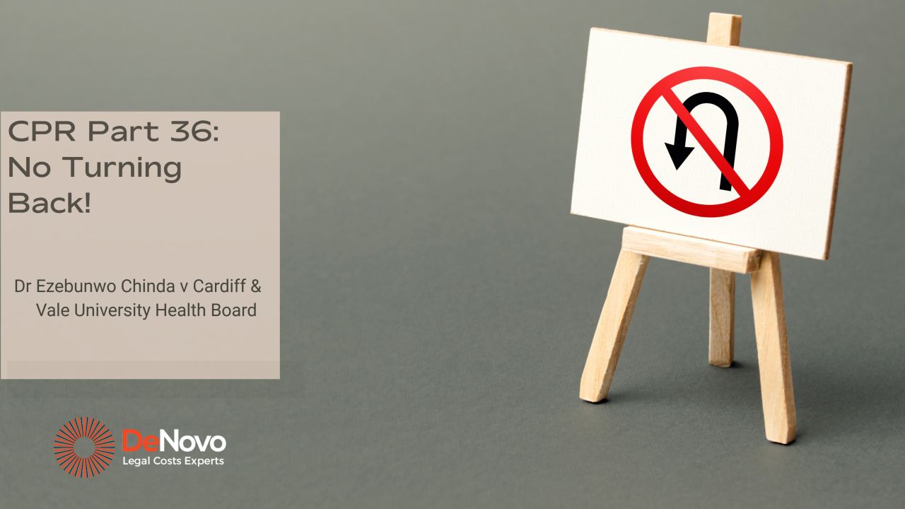 DeNovo | Legal Costs Experts ad