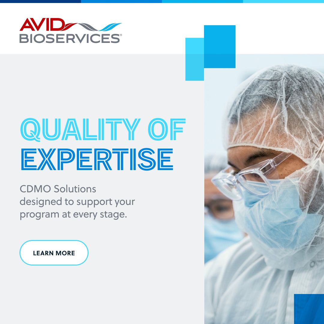 Avid Bioservices ad