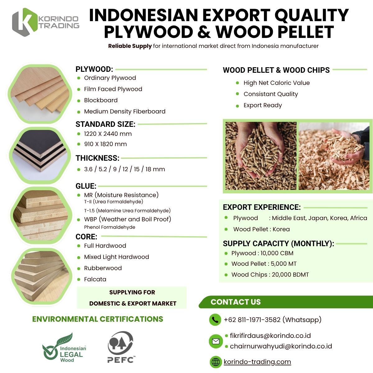 PT Bumi Indawa Niaga (Korindo Trading) ad