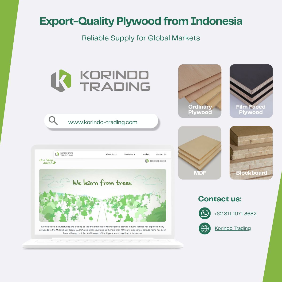 PT Bumi Indawa Niaga (Korindo Trading) ad