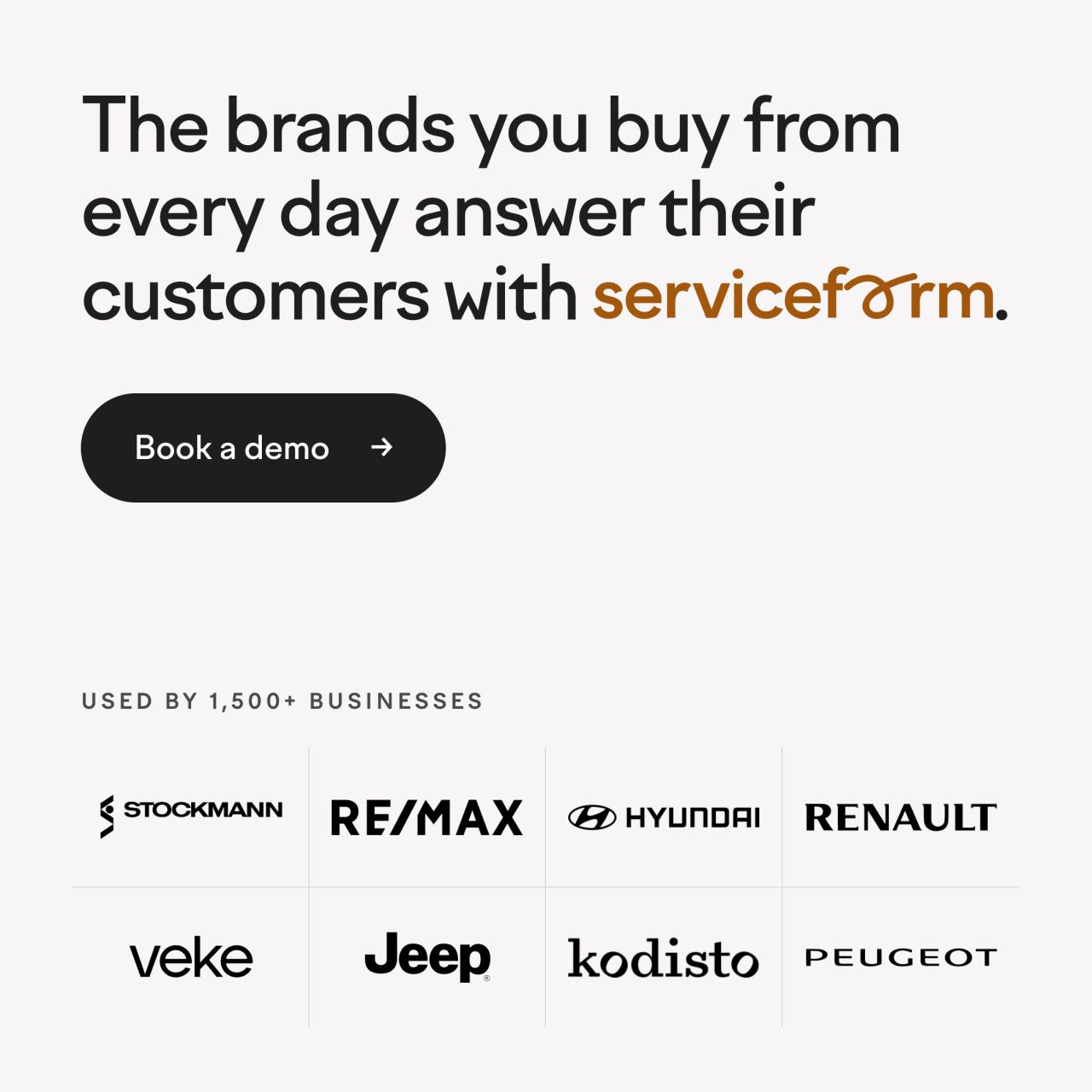 Serviceform ad