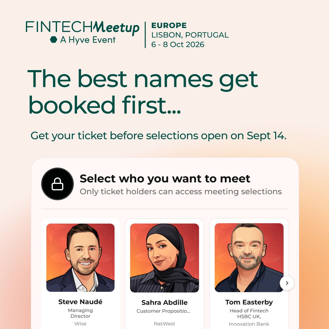 Fintech Meetup Europe ad