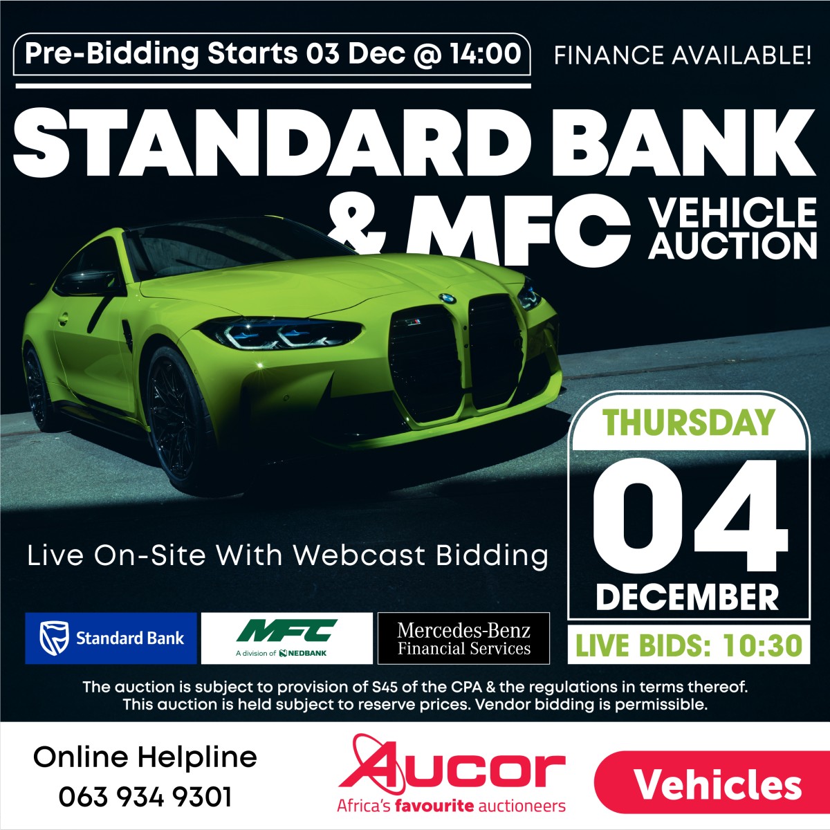 Aucor Bloemfontein ad