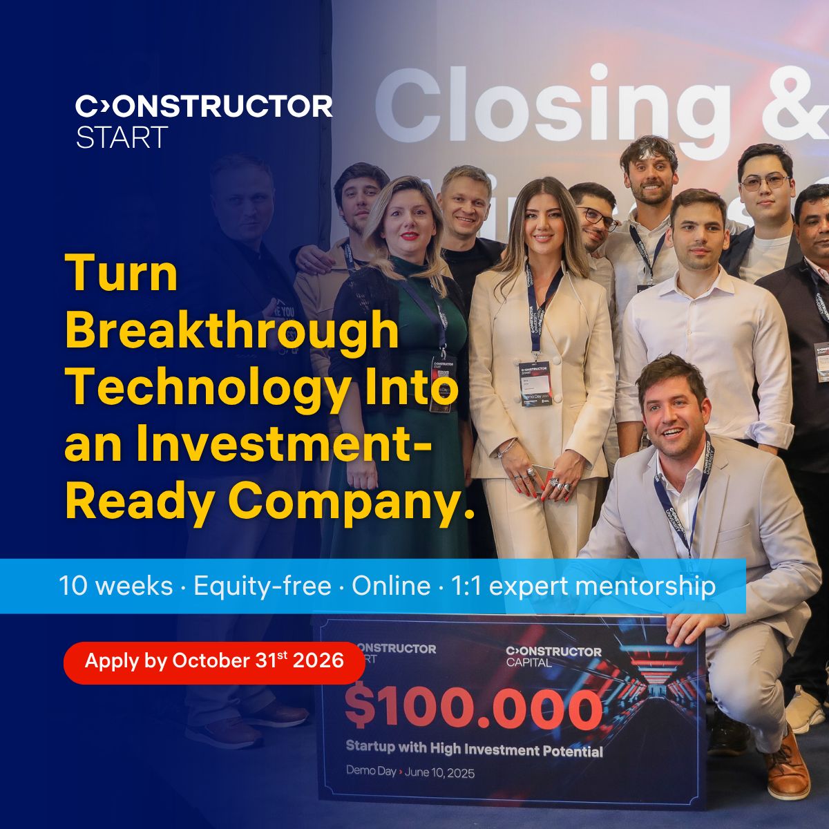 Constructor Start ad