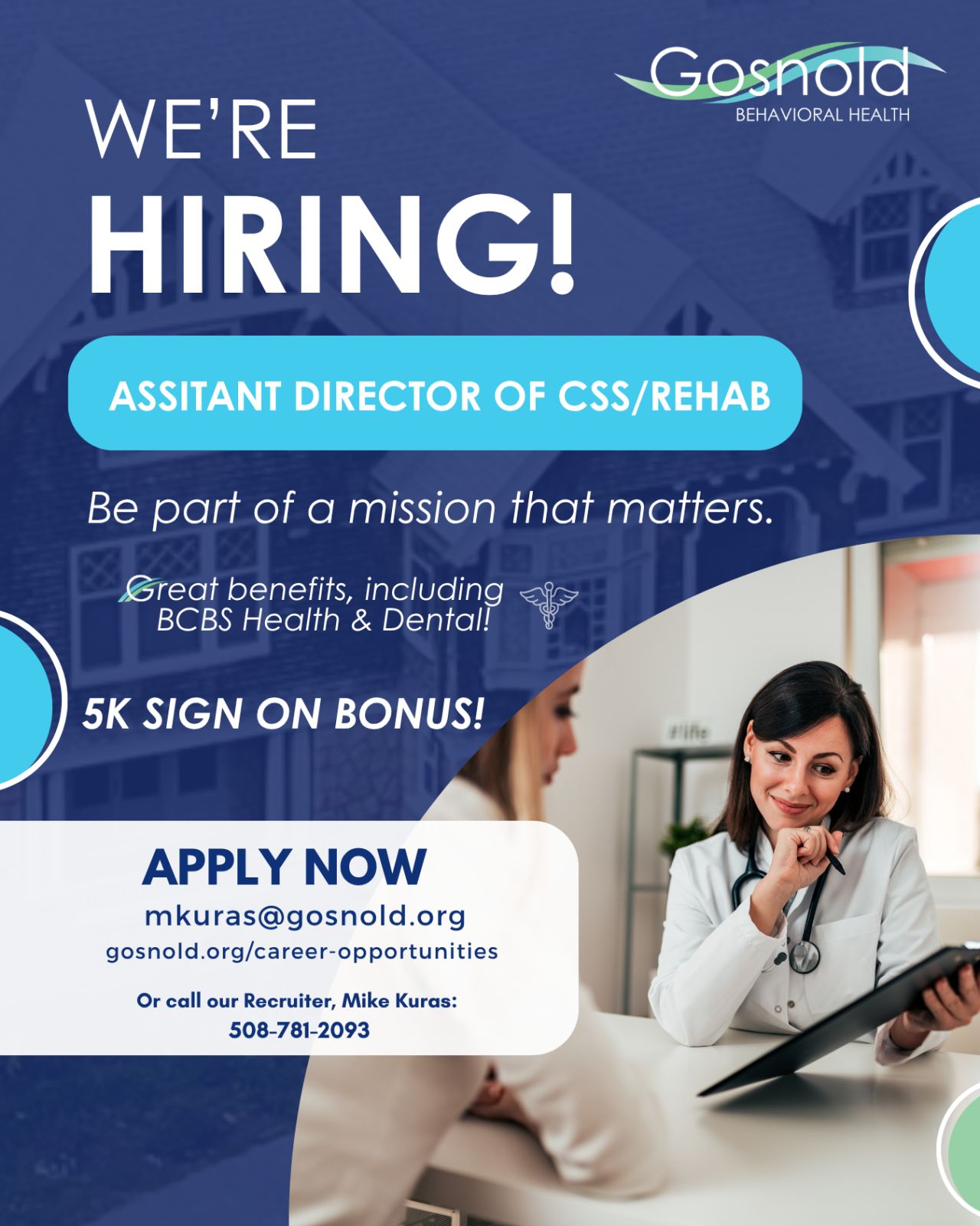 Gosnold Behavioral Health ad
