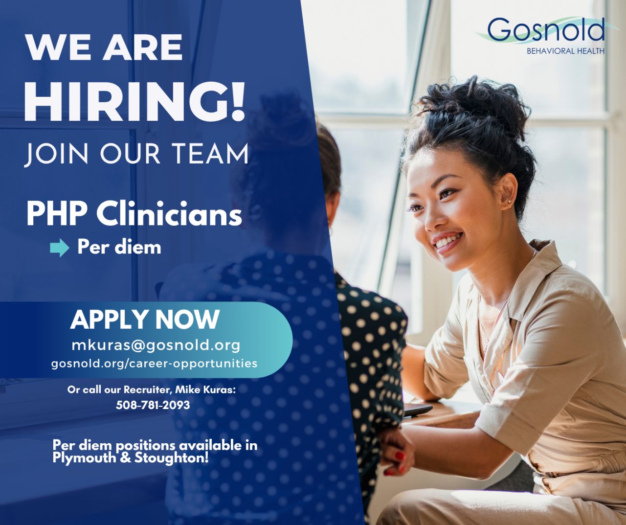 Gosnold Behavioral Health ad