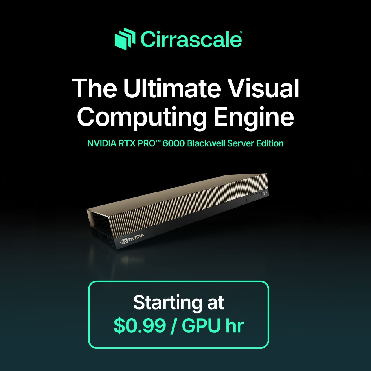 Cirrascale Cloud Services ad