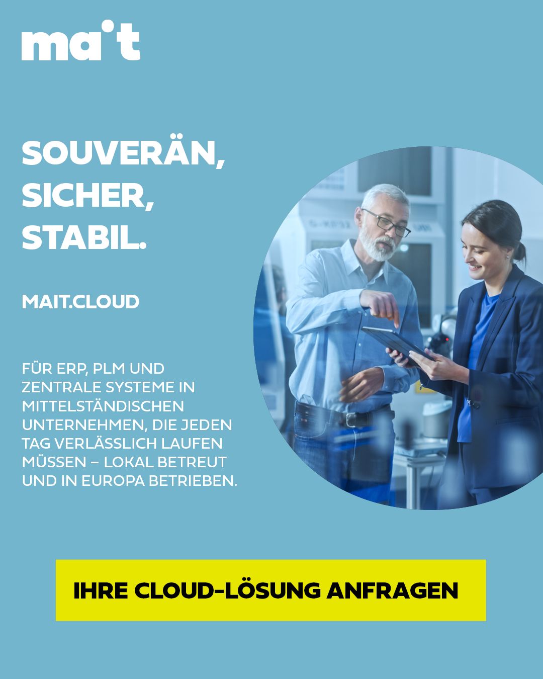 MAIT for business ad