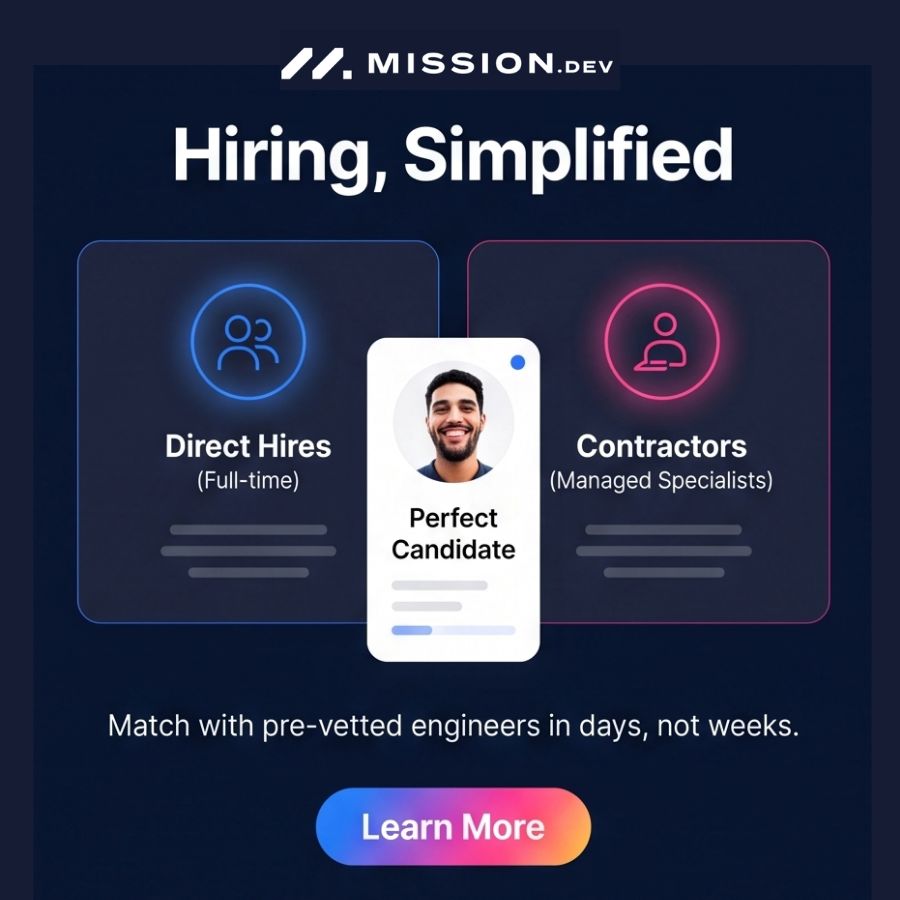 Mission.dev ad