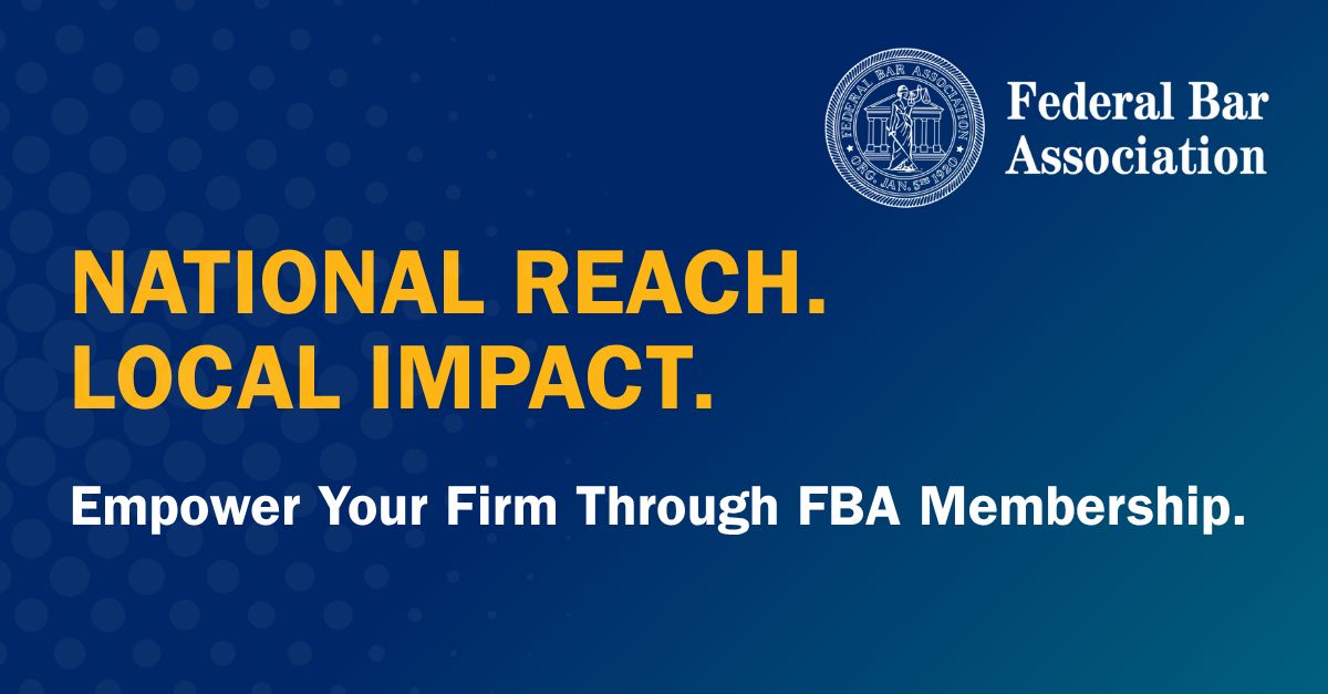 Federal Bar Association ad
