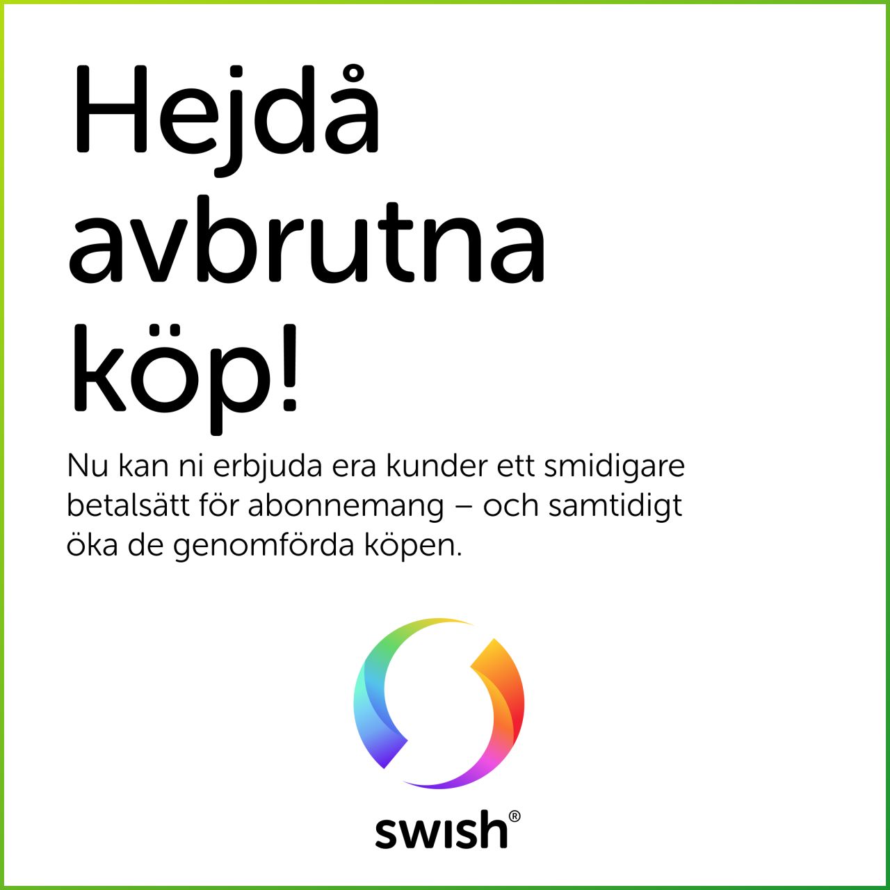 Swish ad
