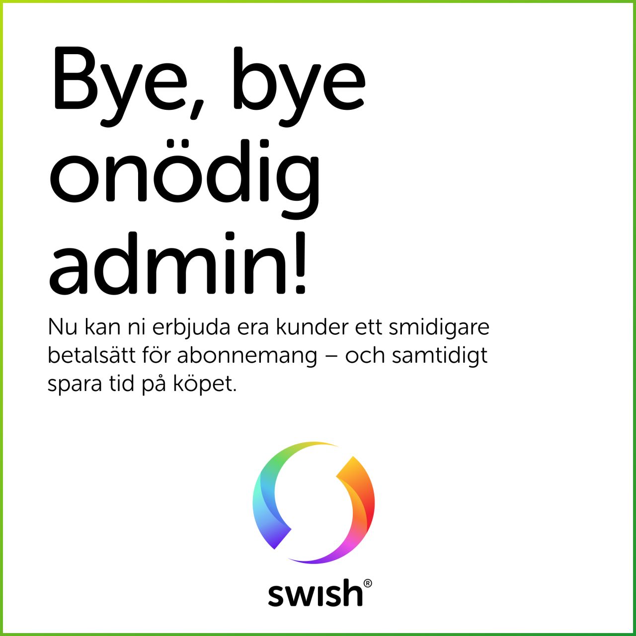 Swish ad