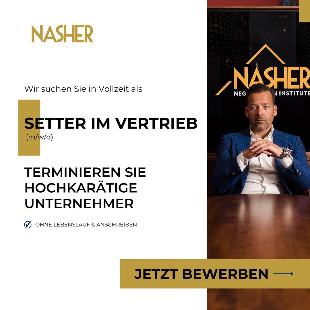 NASHER Negotiation Institute ad