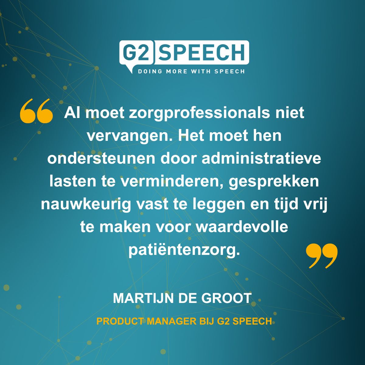 G2 Speech ad
