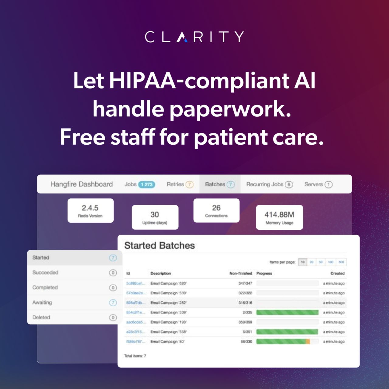 Clarity Ventures ad