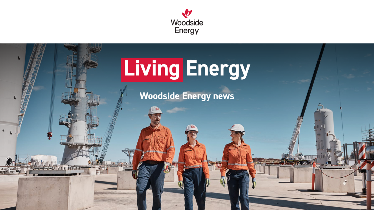 Woodside Energy ad