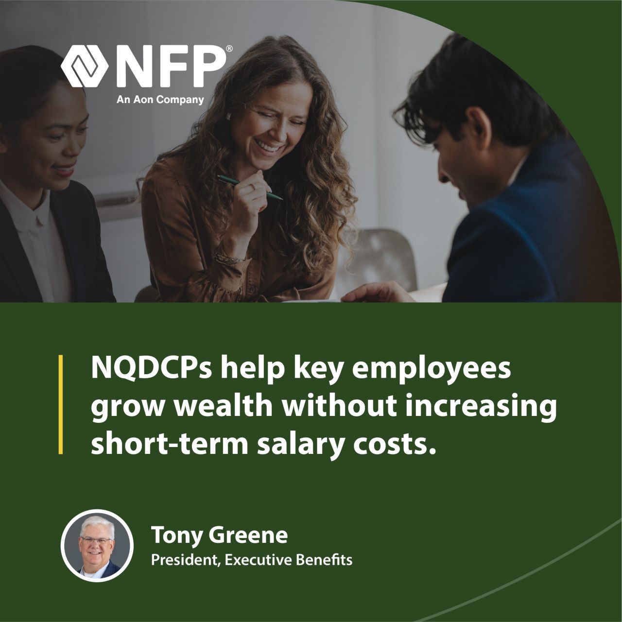 NFP, an Aon company ad