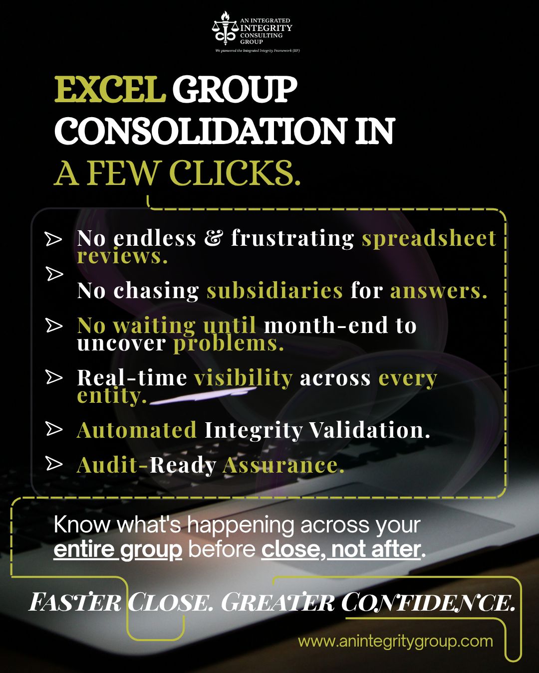 AN Integrated Integrity Consulting Group ad