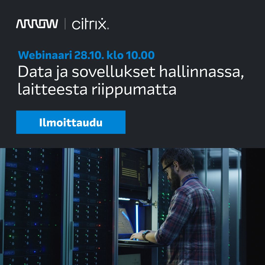 Arrow ECS Finland Oy ad