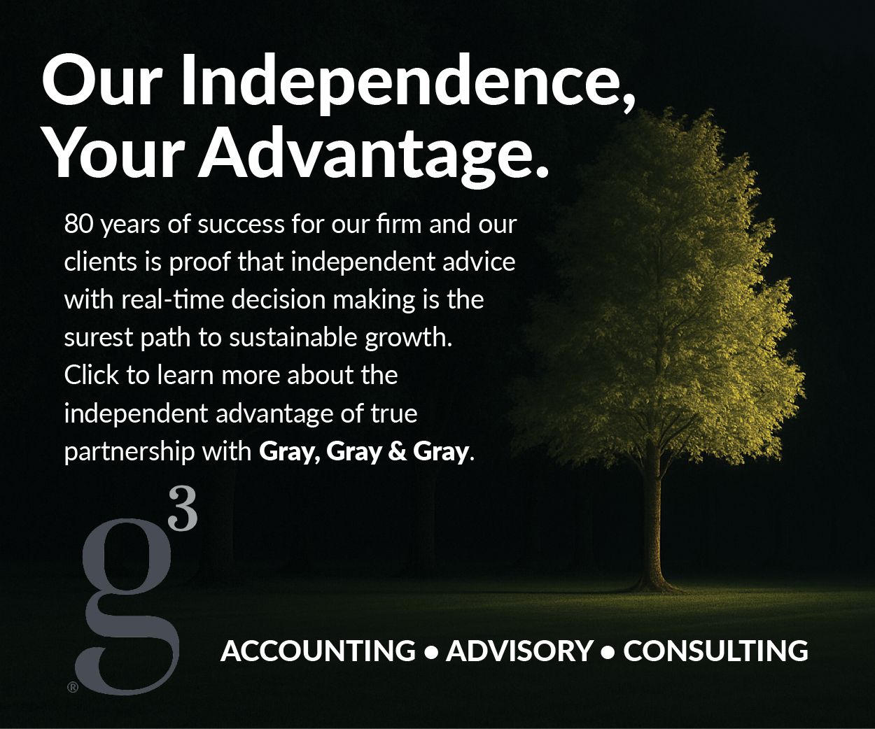 Gray, Gray & Gray ad