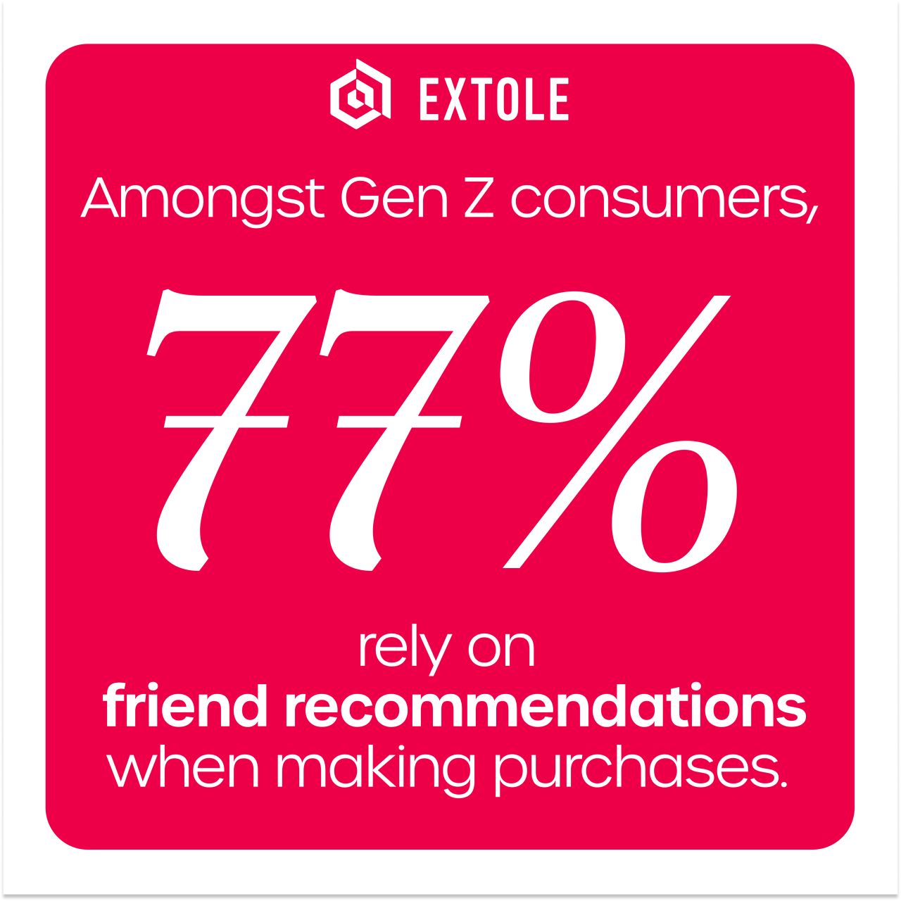 Extole ad