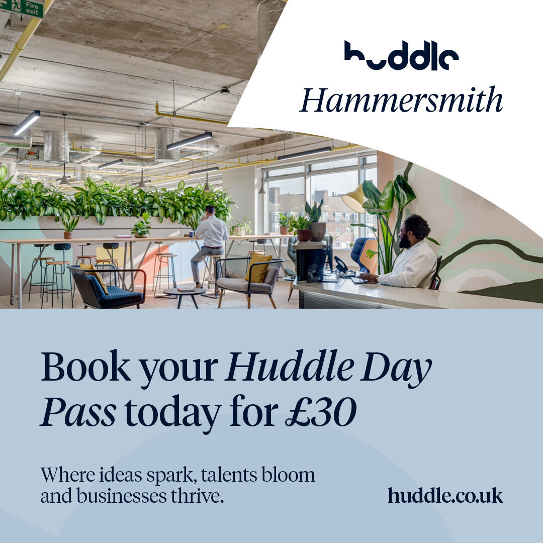 Huddle - Coworking & Private Offices ad