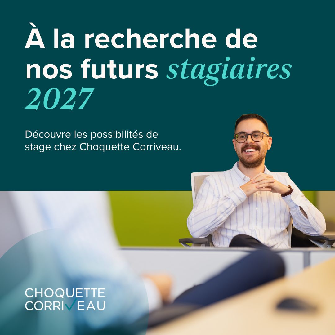 Choquette Corriveau ad