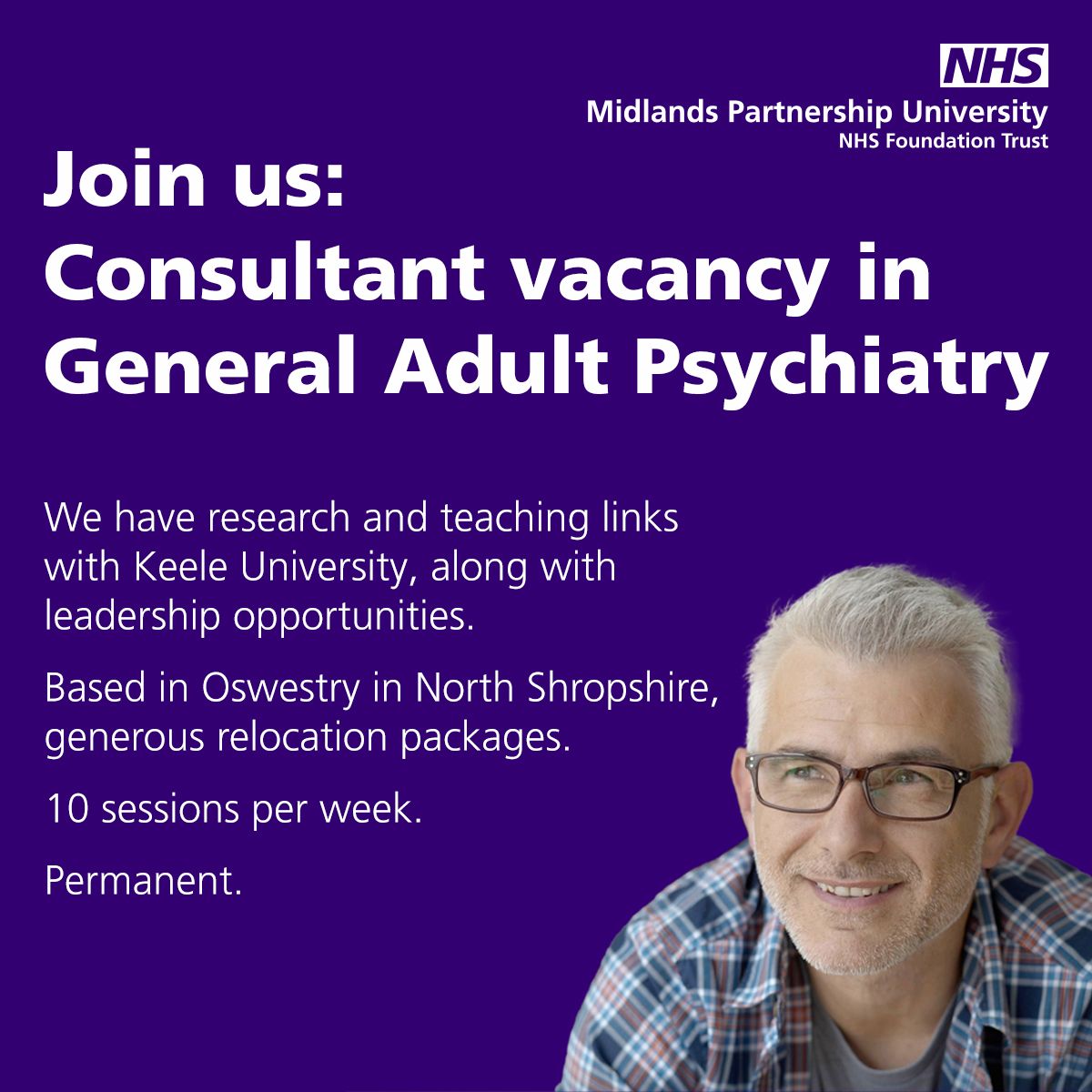 Midlands Partnership University NHS Foundation Trust ad