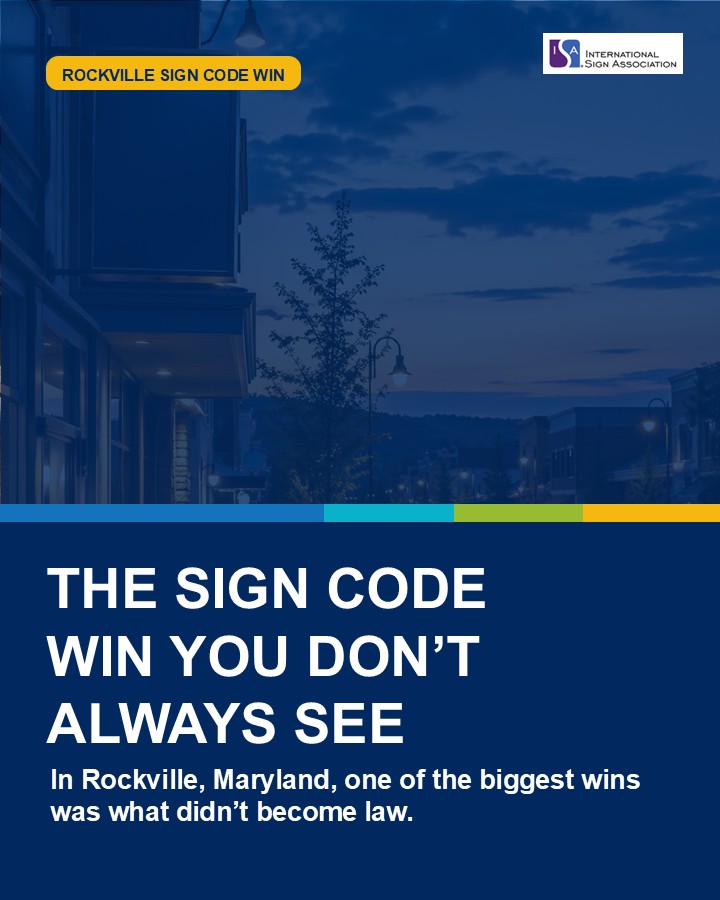 International Sign Association ad