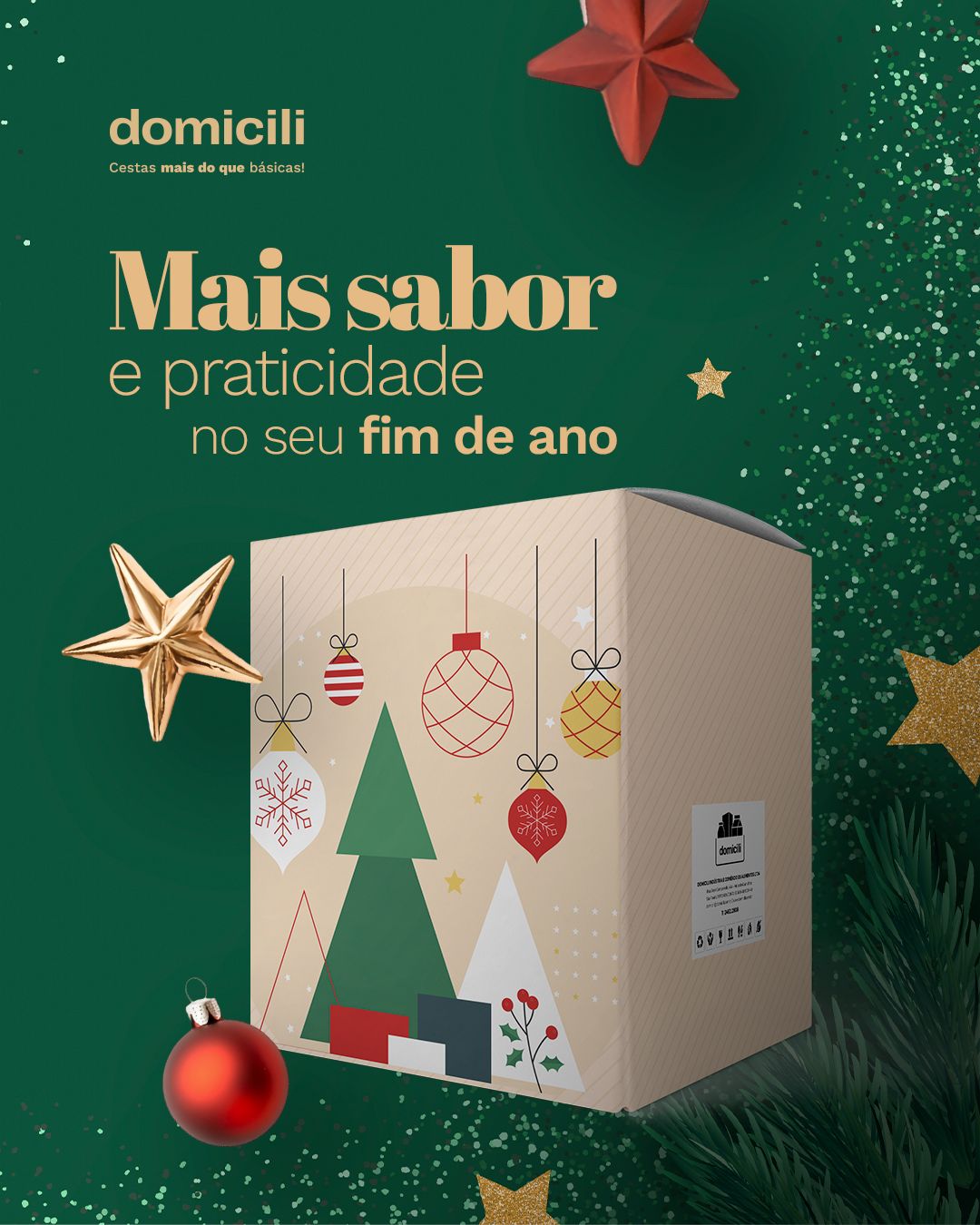 Domicili Cestas de Alimentos e Natal ad