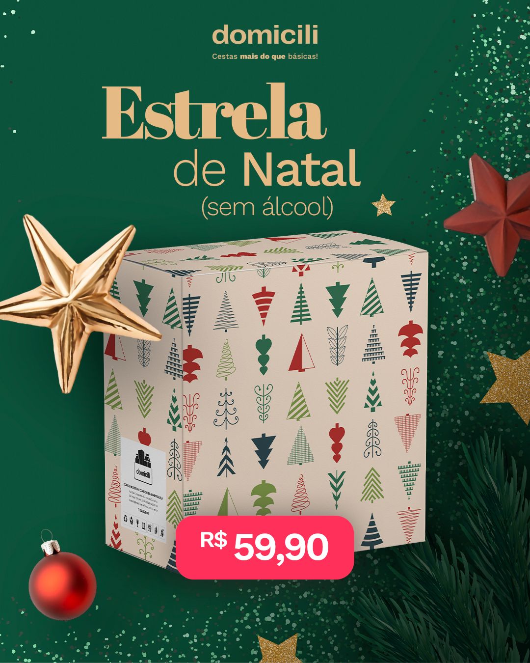 Domicili Cestas de Alimentos e Natal ad