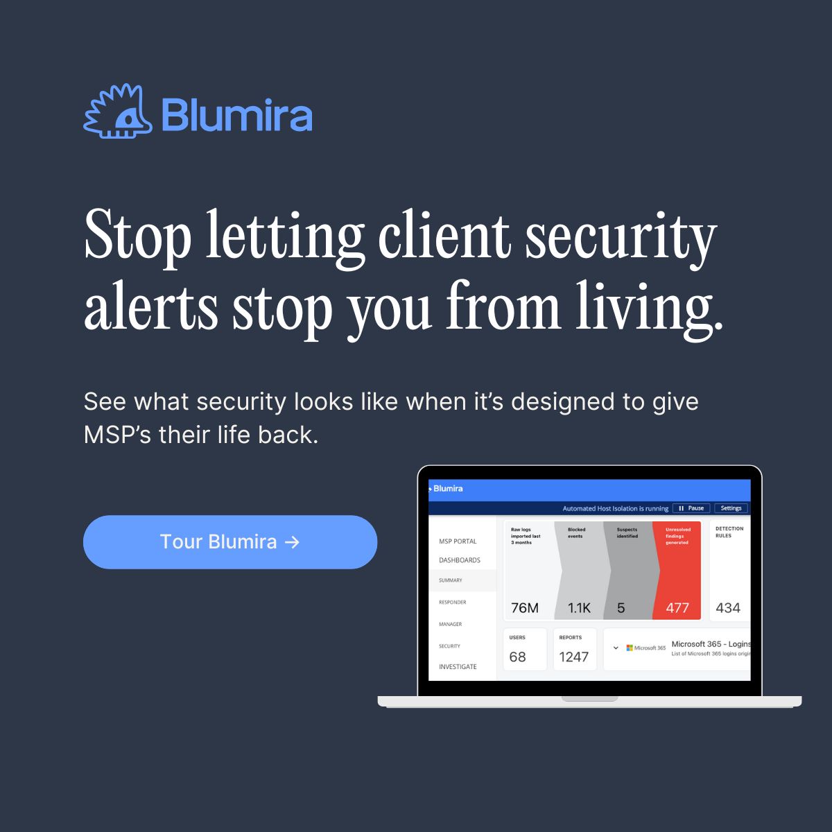 Blumira ad