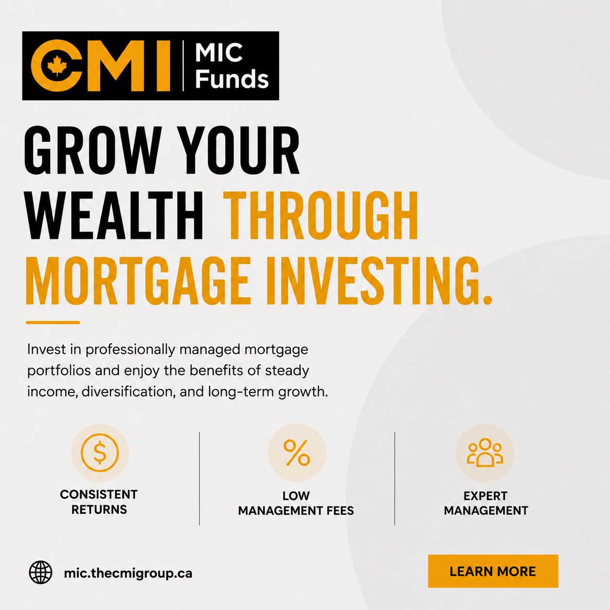 CMI Mortgage Investments ad