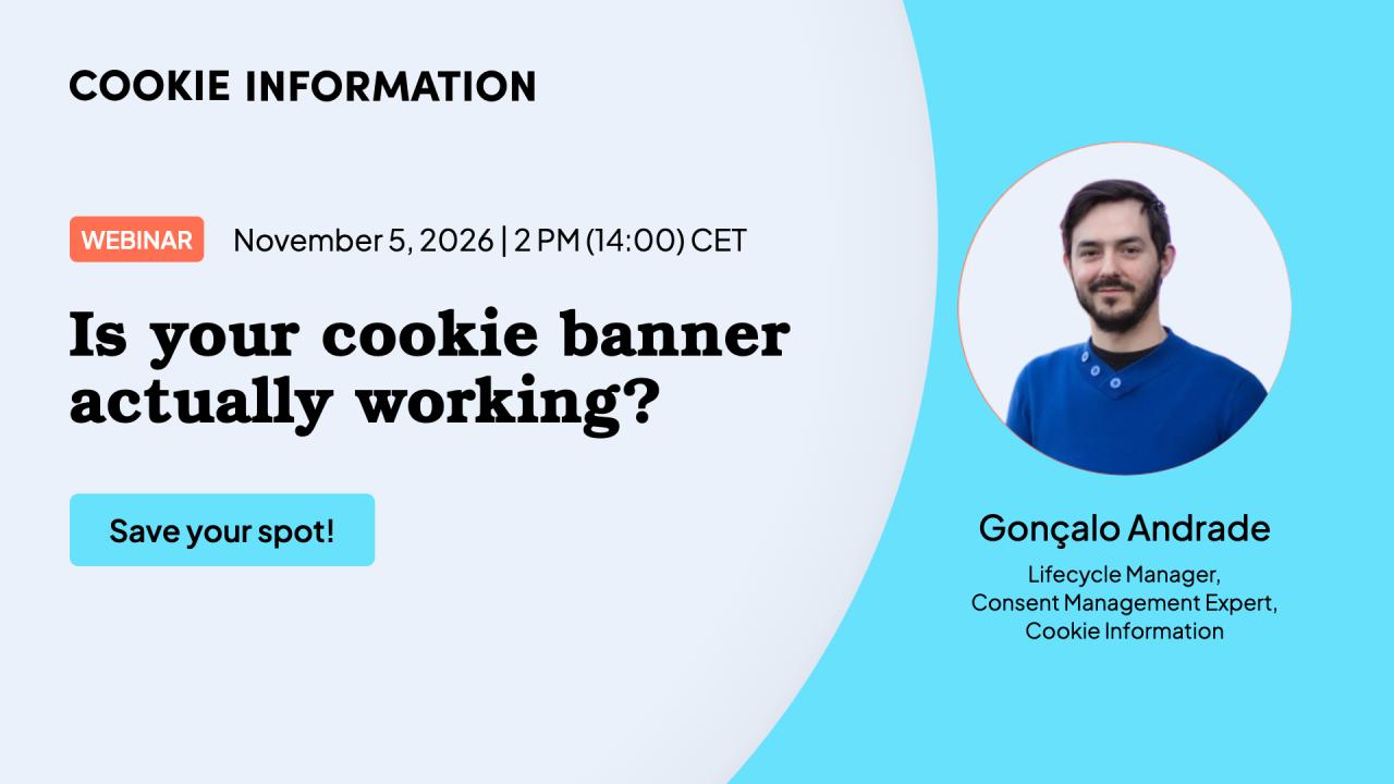 Cookie Information ad