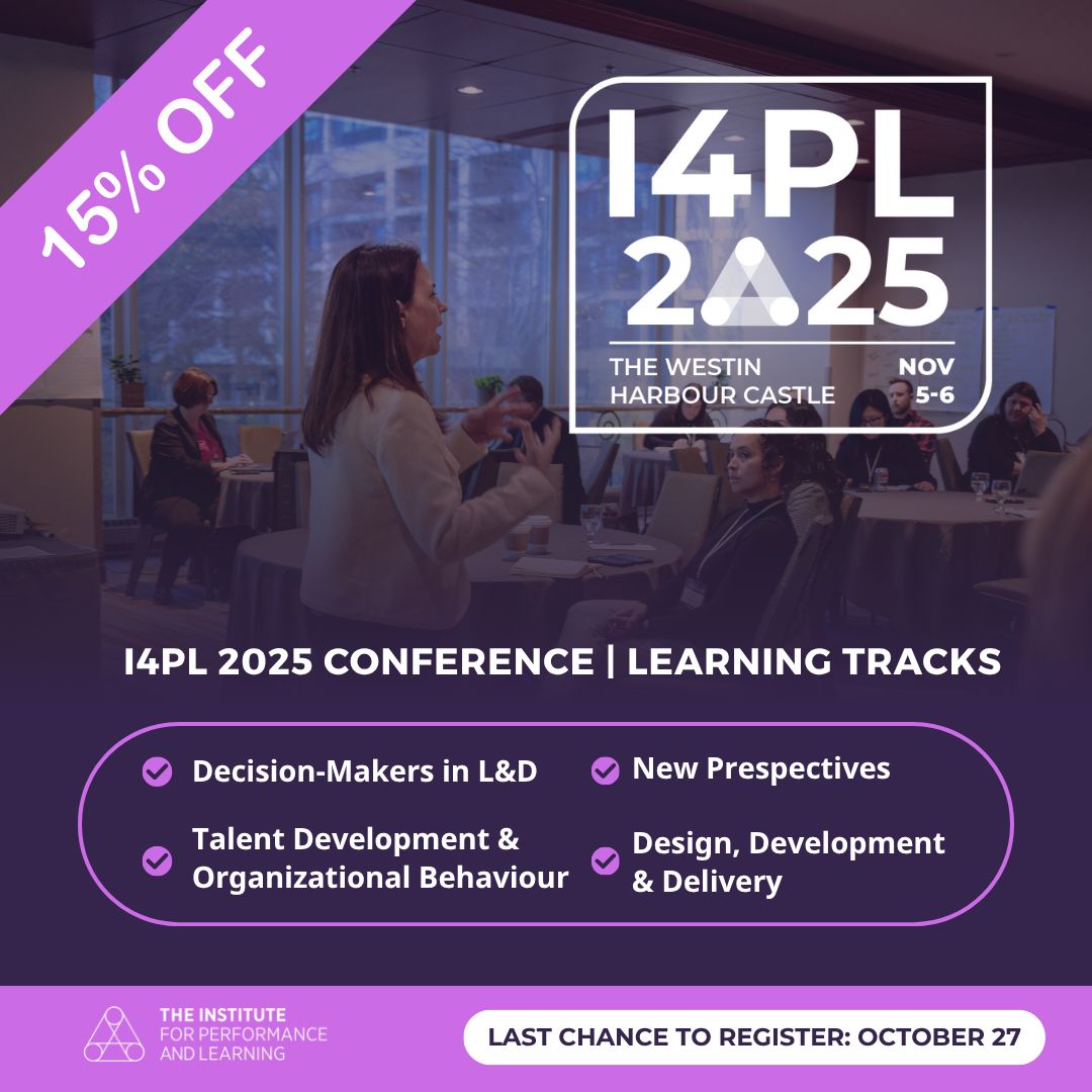 I4PL - The Institute for Performance and Learning ad