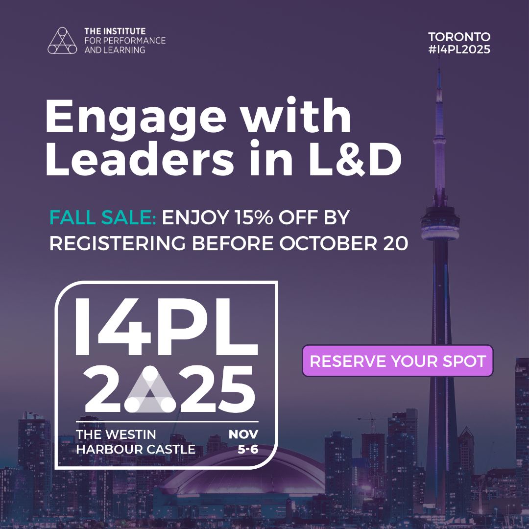 I4PL - The Institute for Performance and Learning ad