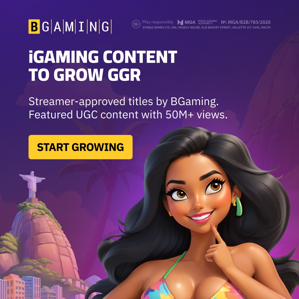 BGaming ad
