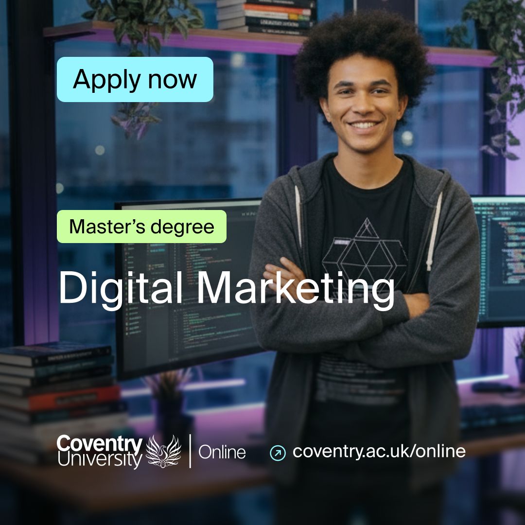 Coventry University Online ad
