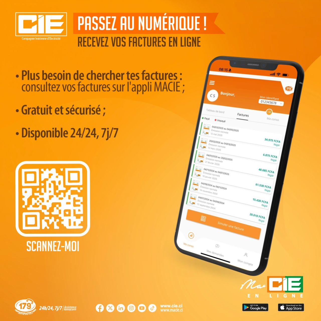 COMPAGNIE IVOIRIENNE D’ÉLECTRICITÉ ad