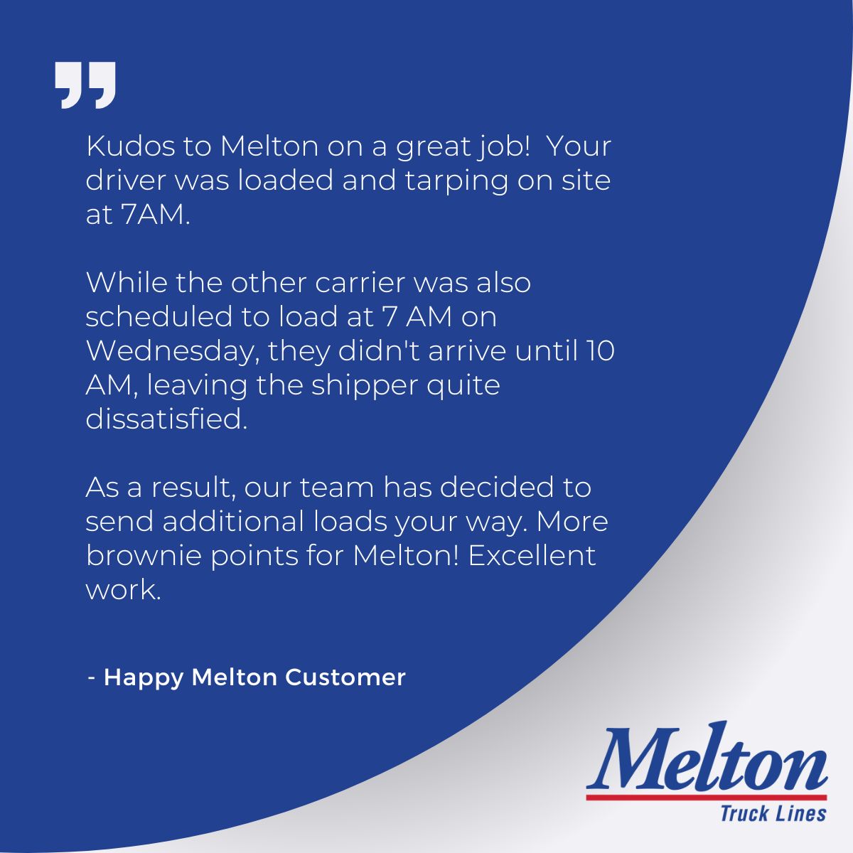 Melton Truck Lines ad