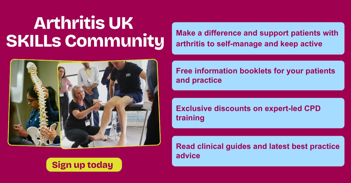 Arthritis UK ad